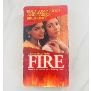VHS 1996 FIRE Indian Lesbian Film by Deepa Mehta FIRE The Movie Shabana Azmi